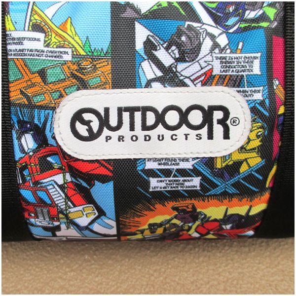 トランスフォーマー OUTDOOR コラボ ミニボストンバッグ アメコミ柄 アパレル: トランスフォーマー×OUTDOOR PRODUCTS コラボ
