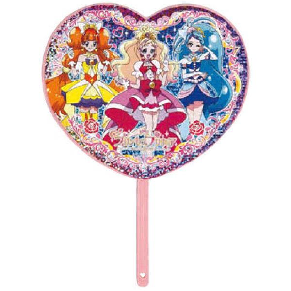 グッズ: GO！プリンセスプリキュア キラキラハートポリうちわ GO