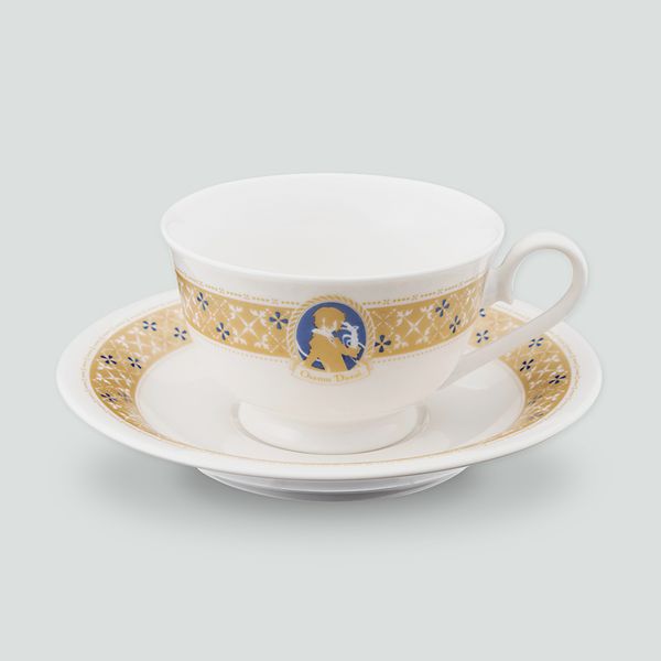 文豪ストレイドッグス　カップ＆ソーサー　特典　太宰　ポストカード　非売品 文豪ストレイドッグス」太宰と芥川のカップ＆ソーサー、ポスト