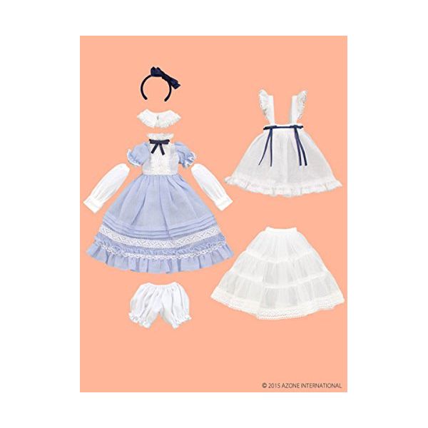 PNM ELLEN'S CLOSETアリスドレスset サックス×ホワイト フィギュア: ピュアニーモサイズ PNM ELLEN'S CLOSET アリス