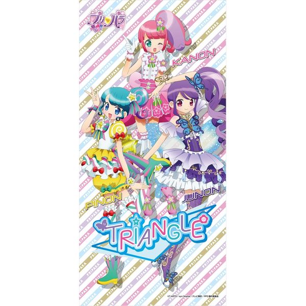 プリパラ　トライアングル　ぴのん　かのん　じゅのん　デカタオル プリパラ』じゅのん、ぴのん、かのんを熱演する声優の正体に迫る