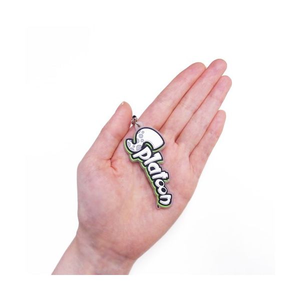 グッズ: スプラトゥーン イカす クリアラバーストラップ Splatoonロゴ