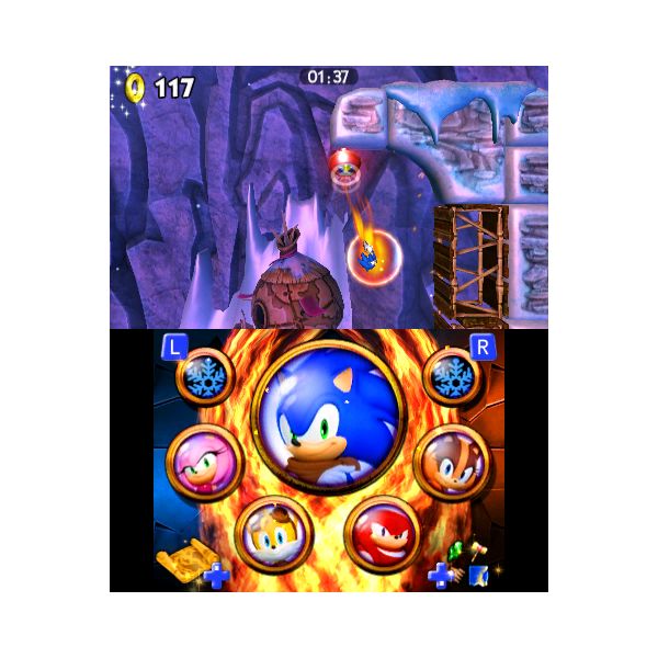 3DS ソニックトゥーン ファイアー＆アイス ゲーム: ソニックトゥーン ファイアー＆アイス 【3DSソフト