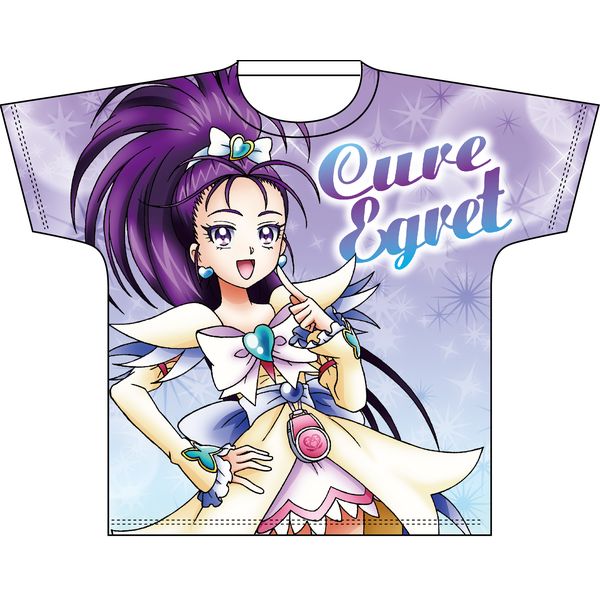 アパレル: ふたりはプリキュアSplash Star 全プリキュア・フルカラープリントTシャツ キュアイーグレット Lサイズ  【2017年3月出荷予定分】: スリーシックスティ｜キャラアニ.com