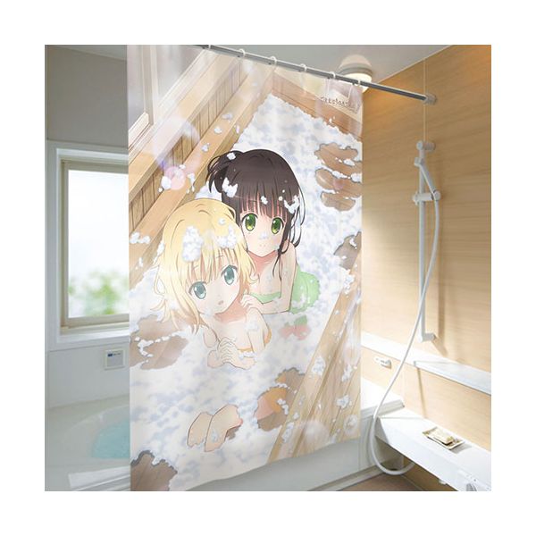 ぼ*ち様 ★新品未開封★ シャワーカーテン ご注文はうさぎですか？？ グッズ: ご注文はうさぎですか？？ シャワーカーテン 千夜