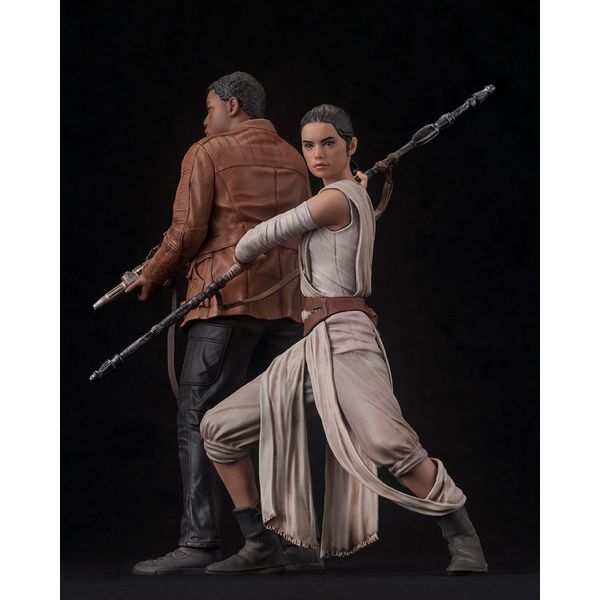 フィギュア: STAR WARS ARTFX+ レイ＆フィン 2パック フォースの