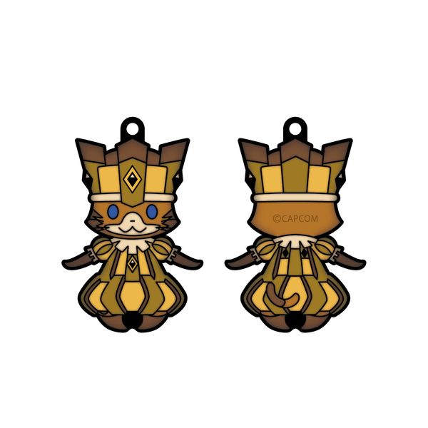 グッズ: モンスターハンターダブルクロス 両面立体ラバーマスコット