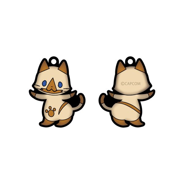 グッズ: モンスターハンターダブルクロス 両面立体ラバーマスコット