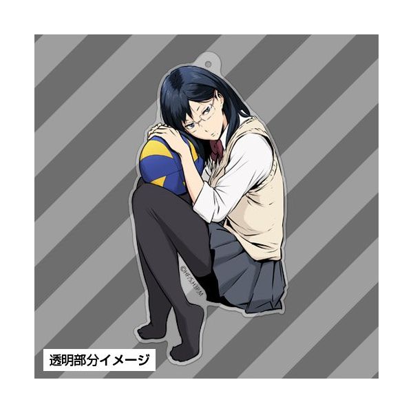 ハイキュー！！　アクリルキーホルダー　清水 清水潔子つままれキーホルダー [ハイキュー!! 烏野高校 VS 白鳥