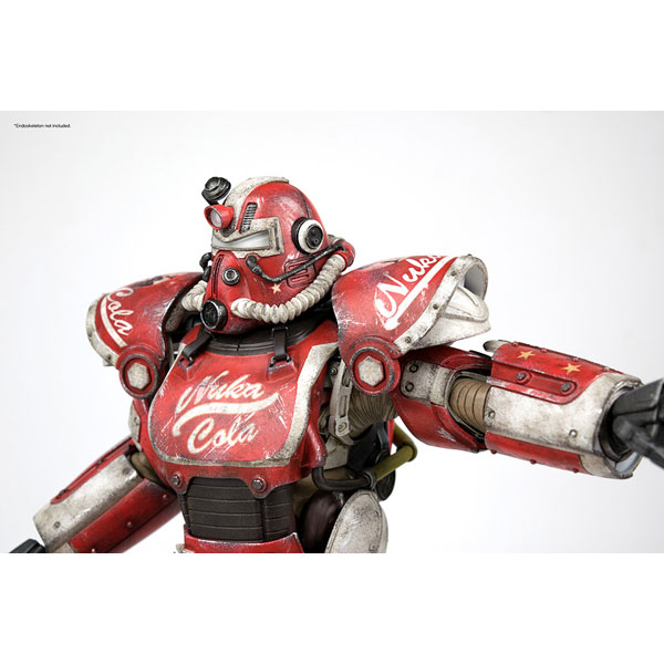 フィギュア: Fallout 4 (フォールアウト4) T-51 Power Armor - Nuka Cola Armor Pack (T-51  パワーアーマー - ヌカコーラ・アーマー・パック) 【2018年2月出荷予定分】: スリーゼロ｜キャラアニ.com