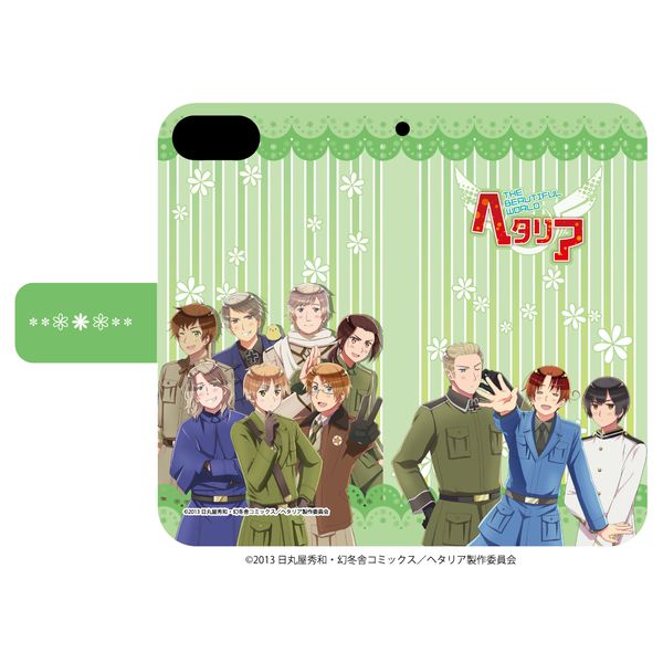 ヘタリアTheWorldTwinkle手帳型スマホケース ヘタリア The World Twinkle 手帳型スマホケース iPhone6/6s/7/8