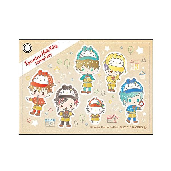 グッズ: あんスタ×サンリオ 合皮パスケース 流星隊×HELLO KITTY 【2018年7月出荷予定分】:  コンテンツシード｜キャラアニ.com