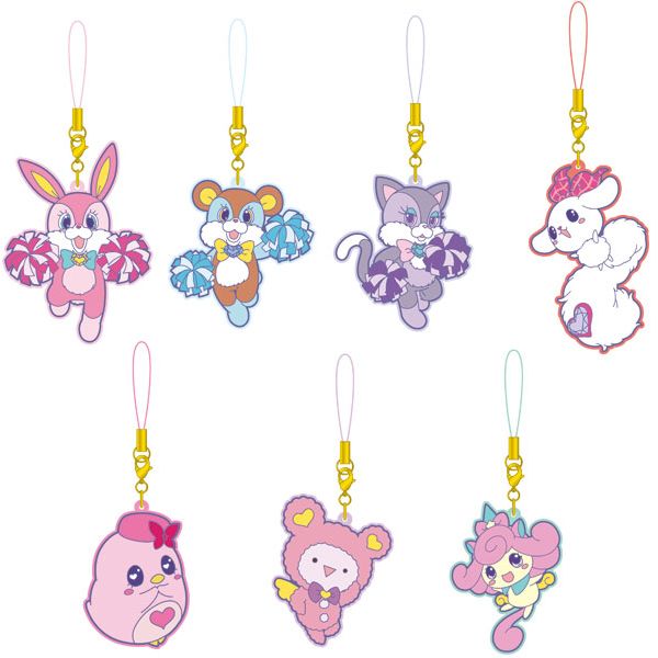 プリティーオールフレンズ　ラバーストラップコレクション プリティーオールフレンズ ラバーストラップコレクション