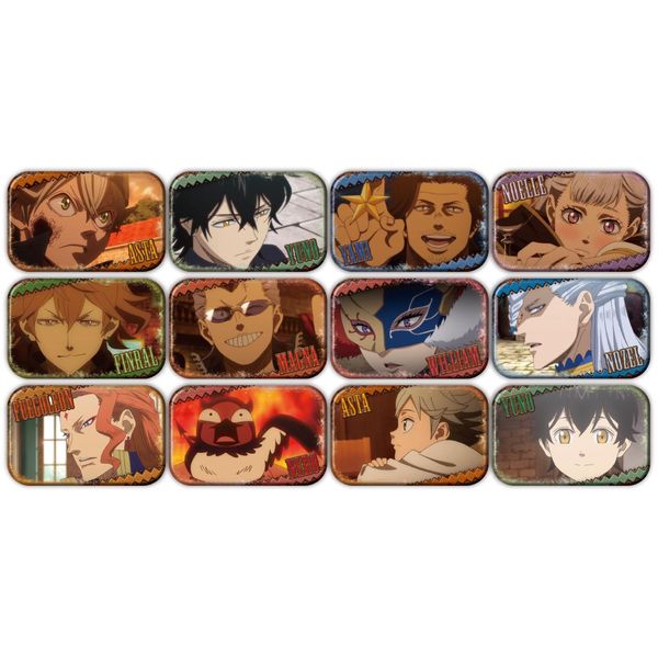 アパレル: ブラッククローバー まるかくカンバッジ 【1BOX