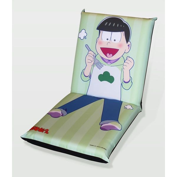 グッズ: おそ松さん 描き下ろし お留守番松座椅子 チョロ松