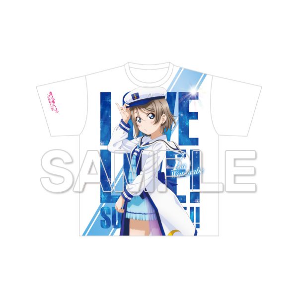 渡辺曜(未来の僕らは知ってるよver.) フルグラフィックTシャツ フリーサイズ 渡辺曜(未来の僕らは知ってるよver.) フルグラフィックTシャツ