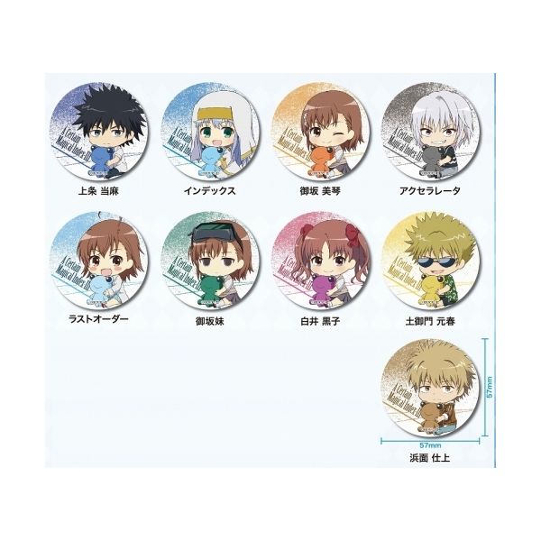 大型セールや時期 アパレル: トレーディング缶バッチ とある魔術の禁書目録III ピンズ・ピンバッジ・缶バッジ