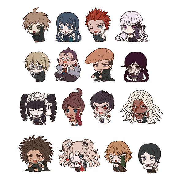 ダンガンロンパ びびむす 全種セット グッズ: ダンガンロンパ（原作版） ラバーストラップ