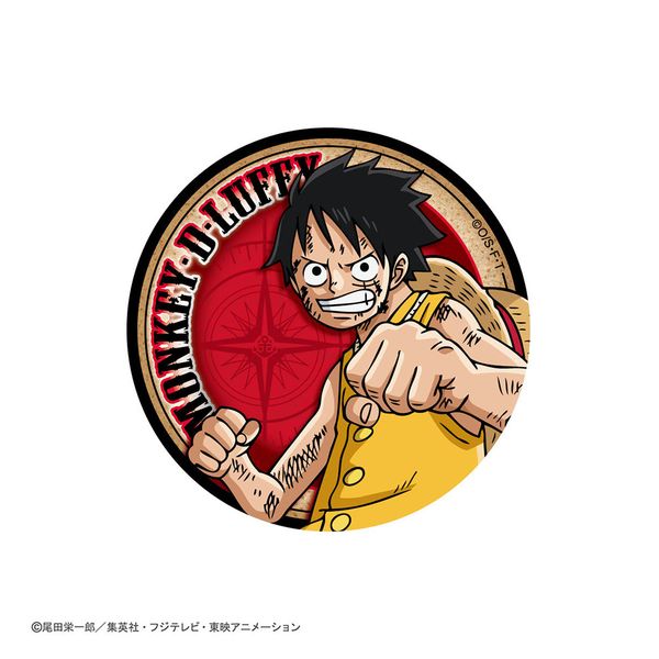 アパレル: ONE PIECE BIG缶バッジ ルフィ 【2019年2月出荷