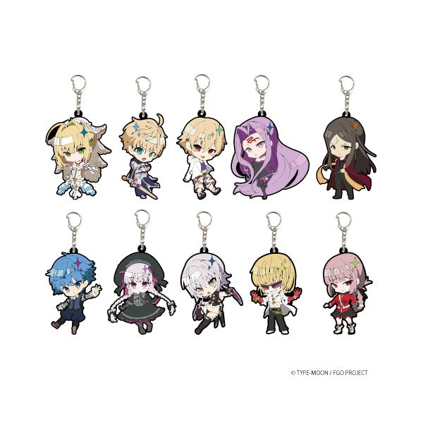 グッズ: Fate/Grand Order ラバーストラップ 05 SD 【1BOX】 【2019年6月出荷予定分】: A3｜キャラアニ.com