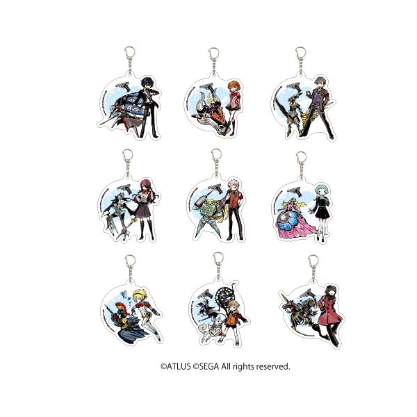 ペルソナ3ポータブル　グラフアート　アクリルキーホルダー　BOX グッズ: ペルソナ3 アクリルキーホルダー 01 （グラフアート） 【1BOX