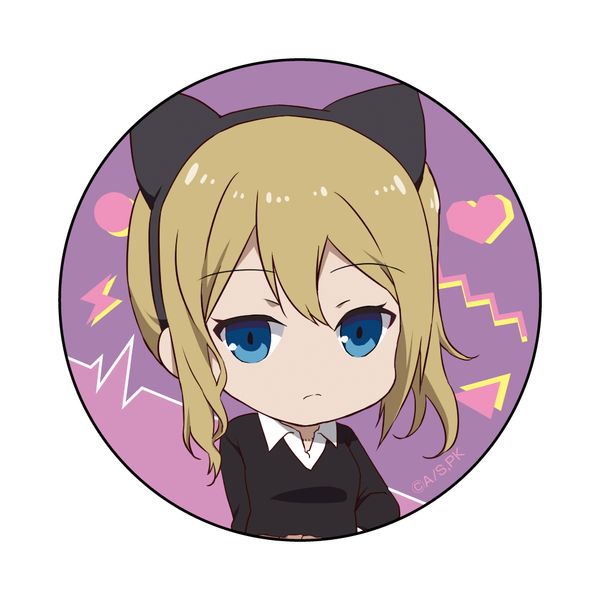 e➕かぐや様は告らせたい➕　早坂愛　マイク　缶バッジ e➕かぐや様は告らせたい➕ 早坂愛 マイク 缶バッジ