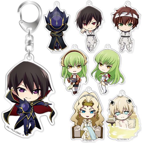 コードギアス AGF会場 限定 きゃらふぉるむ アクキー 缶バッジ