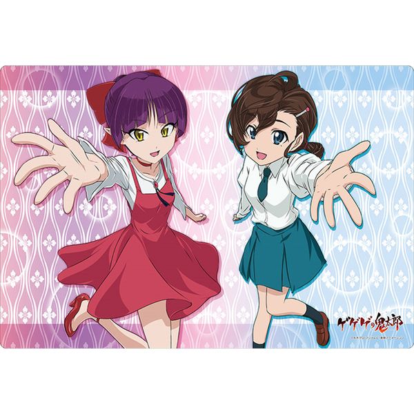 グッズ: ゲゲゲの鬼太郎 ねこ娘＆犬山まな ブシロード ラバーマット