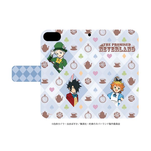 グッズ: 約束のネバーランド 手帳型スマホケース（iPhone6/6s/7