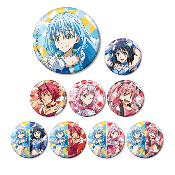 転スラ　漫画イラスト　トレーディング缶バッジ　コンプリート 楽天市場】転生したらスライムだった件 トレーディングコレクト