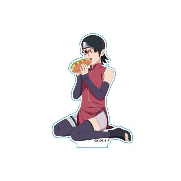 NARUTO BORUTO さらなる高みへ ボルト サラダ アクリルスタンド BORUTO -ボルト- NARUTO NEXT GENERATIONS アクリルスタンド うちは