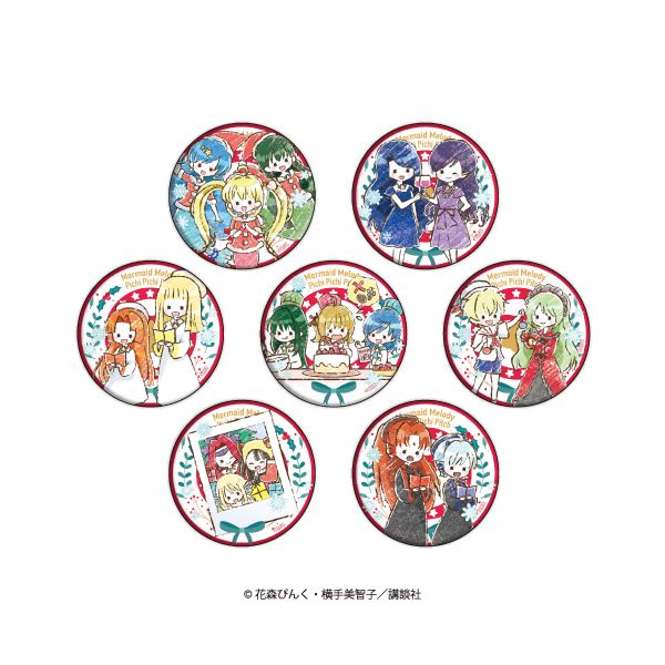 ぴちぴちピッチ　グラフアート　缶バッジ 可愛さてんこ盛り♪ TVアニメ『マーメイドメロディー ぴちぴち