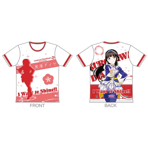 アパレル: ラブライブ！サンシャイン!! ツーリングTシャツ 黒澤ダイヤ