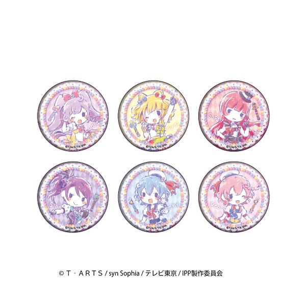 アパレル: プリパラ 5周年 缶バッジ 03 （グラフアート） 【1BOX