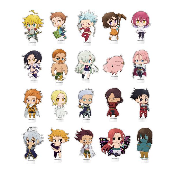 七つの大罪 神々の逆鱗 プリンセスカフェ アクスタ 5点セット