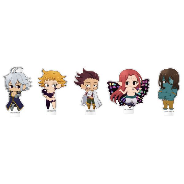 七つの大罪 神々の逆鱗 プリンセスカフェ アクスタ 5点セット 七つの大罪 × プリンセスカフェ全国4店舗 1.11-3.1 コラボ開催！