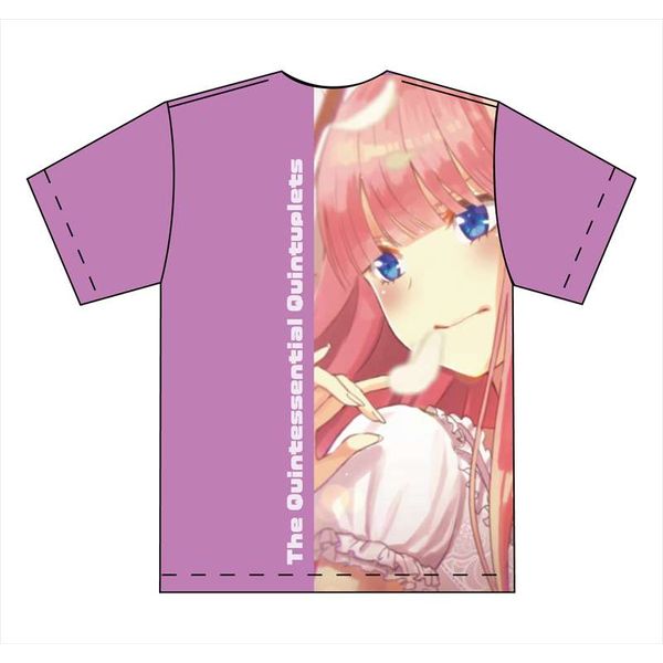 アパレル: 五等分の花嫁 フルグラフィックTシャツ Mサイズ 中野二乃