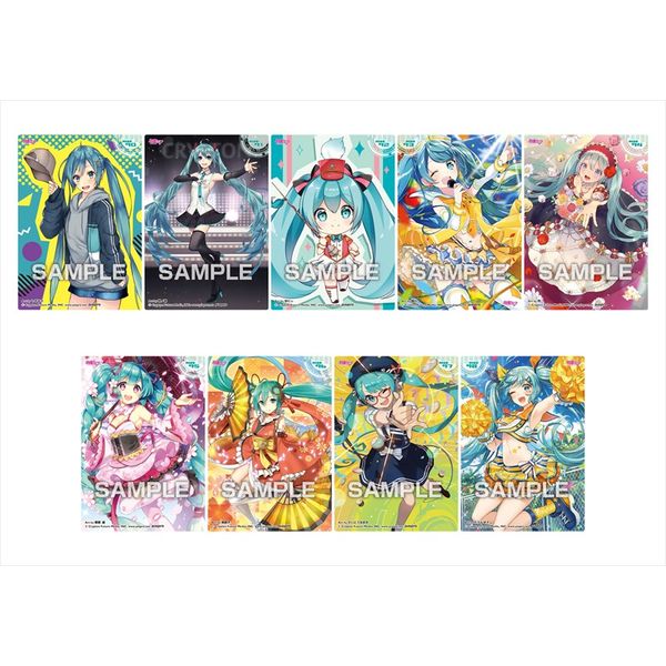 初音ミククリアカードコレクションガム 60枚 VOCALOID】カード付ガム「初音ミク キラキラクリアカード