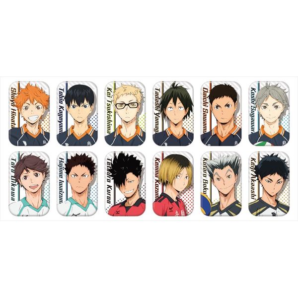 ハイキュー!! まるかく缶バッジ アパレル: ハイキュー!! まるかくカンバッジ 【1BOX】 【2020年3