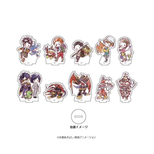 グッズ: デジモンアドベンチャー02 アクリルぷちスタンド 01 （グラフ