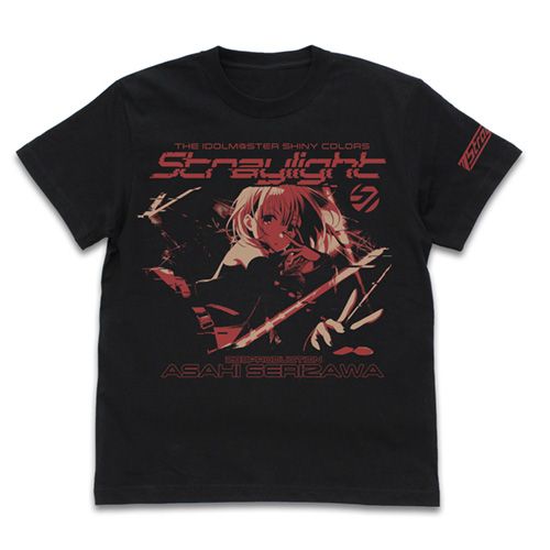 アパレル: アイドルマスター シャイニーカラーズ 283プロ ストレイライト Tシャツ 芹沢あさひVer. BLACK XL  【2020年6月出荷予定分】: コスパ｜キャラアニ.com