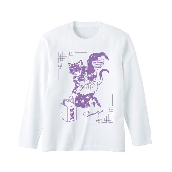 らんま1/2 ハラカド シャンプー ロングスリーブTシャツ ロンT 長袖 らんま1/2』のBIGシルエットTシャツ、ロングTシャツ、パーカー