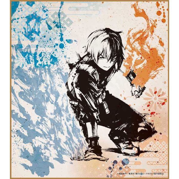 グッズ: 僕のヒーローアカデミア トレーディングミニ色紙 水墨画