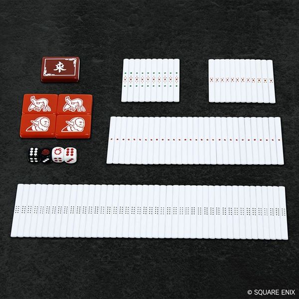 グッズ: ファイナルファンタジーXIV ドマ式麻雀 手打ち用麻雀牌