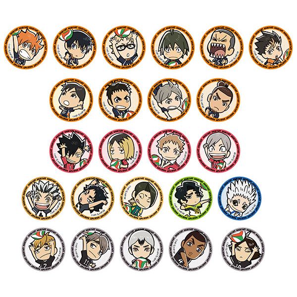 グッズ: ハイキュー!! フレークシール part2 【2020年7月出荷予定分