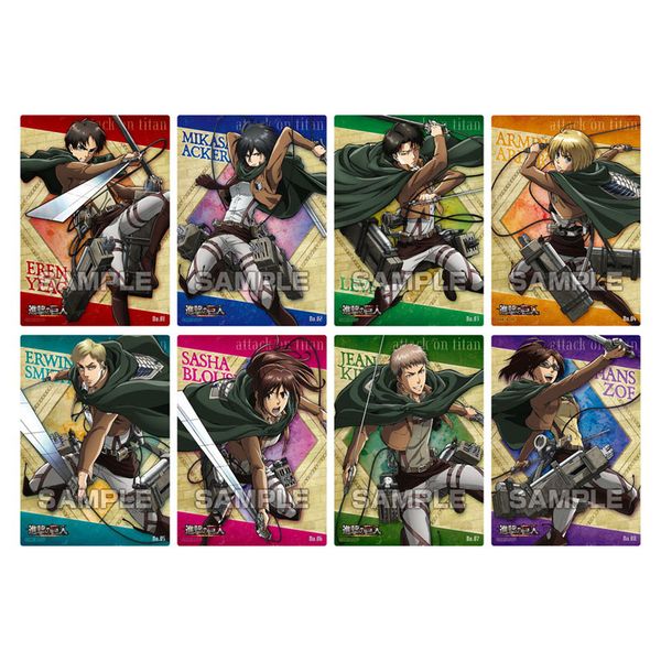 進撃の巨人: クリアカードコレクションガム (通常版) 1Box 16pcs