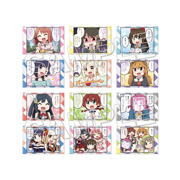 虹ヶ咲 缶バッジ スクエア缶バッジ セット ラブライブ！虹ヶ咲学園スクールアイドル同好会_トレーディング