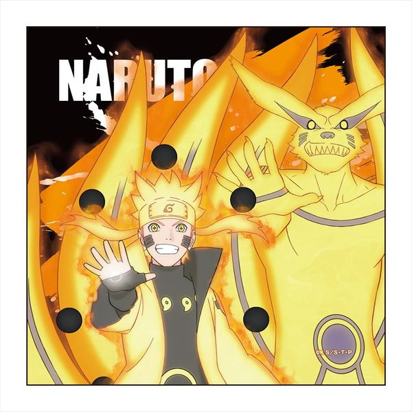 マフラー キャラクター NARUTO J-WORLD 絆 和紙缶バッジ