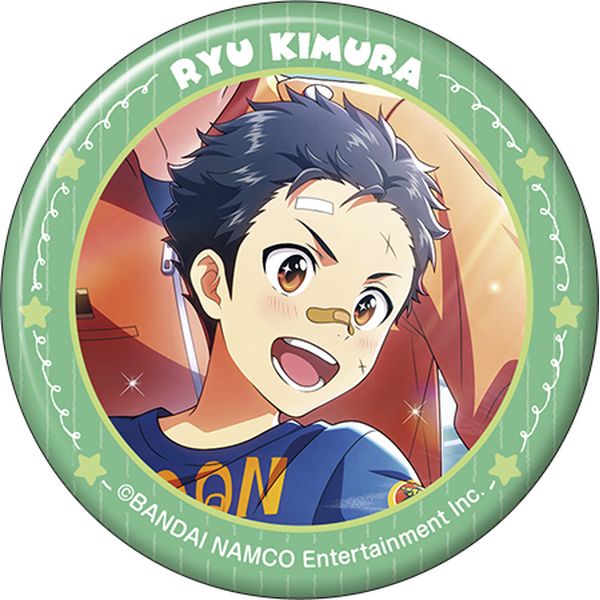 アイドルマスターSideM リメンバーショット リメショ 缶バッジ 牙崎漣 アイドルマスター SideM グリッター缶バッジ／牙崎漣 Mフェス