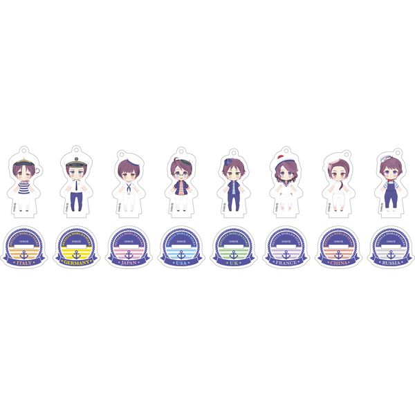 ヘタリア　World Stars　アクリルキーホルダーコレクション　箱付き 予約商品】「ヘタリア World☆Stars」アクリルキーホルダー